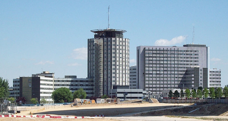 El Hospital La Paz de Madrid.