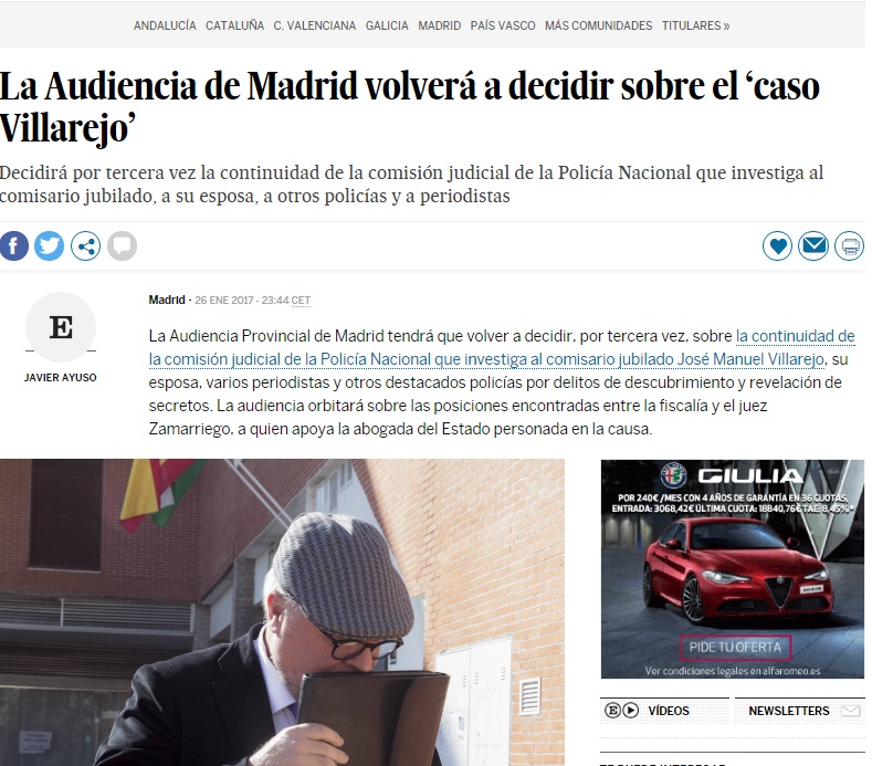 El País Villarejo 26 enero 2017