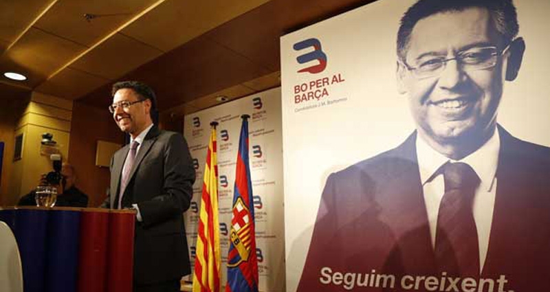 Josep Maria Bartomeu, presidente del FC Barcelona. FOTO: Wikimedia Commons.