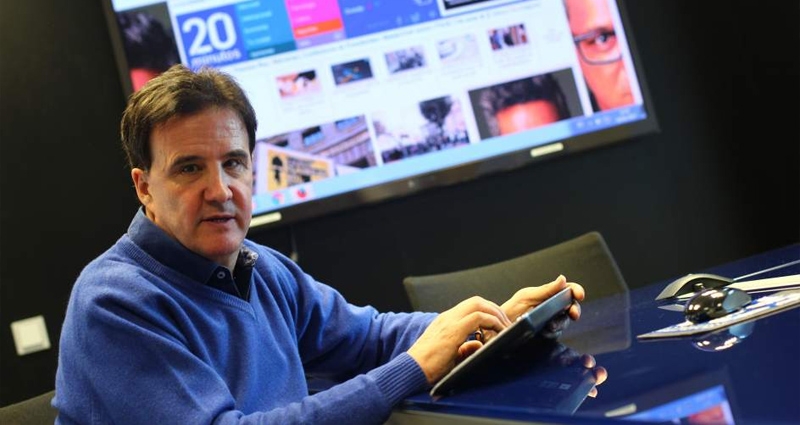 José Ramón de la Morena durante su encuentro digital con los lectores de '20 Minutos'