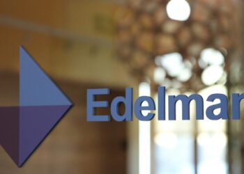 El logo de la agencia de Comunicación Edelman en una imagen de archivo.