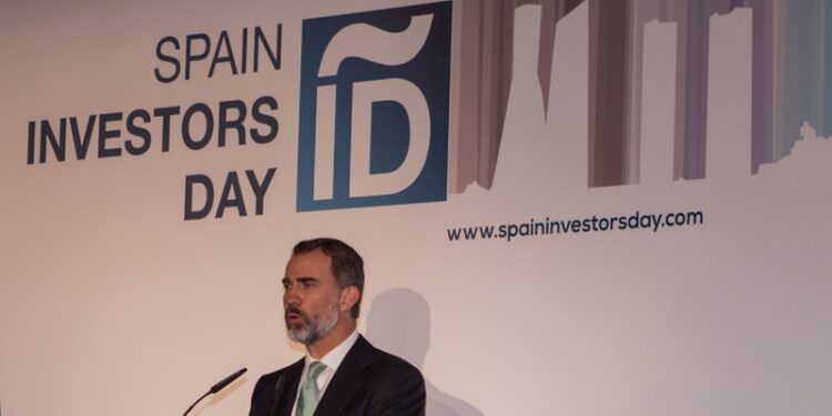Felipe VI, durante la inauguración de la VII edición del Spain Investors Day. FOTO: Estudio de Comunicación.