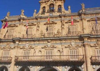 El Ayuntamiento de Salamanca. FOTO: Wikimedia Commons.