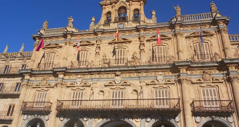 El Ayuntamiento de Salamanca. FOTO: Wikimedia Commons.