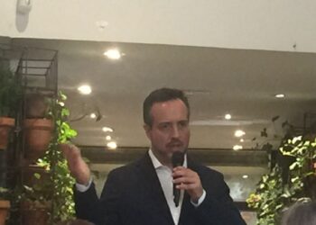 Gustavo Núñez, director general de Nielsen Iberia, en la presentación en Madrid del Informe Nielsen 360