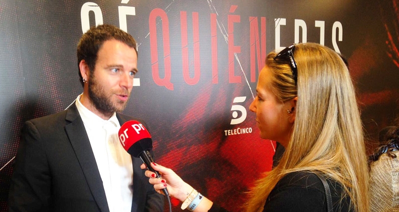 Carles Francino durante la entrevista con prnoticias en la presentación de 'Sé quién eres' (Telecinco)
