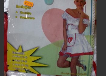 disfraz enfermera sexy para niñas