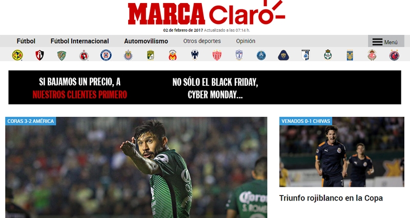 Portada de 'Marca Claro' del 2 de febrero de 2017