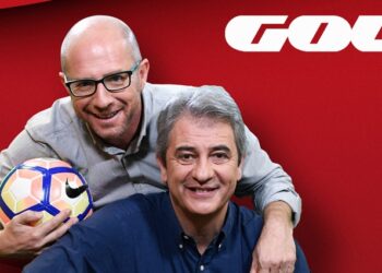 Manolo Lama y Jesús Gallego en una foto promocional de 'El Golazo de GOL'