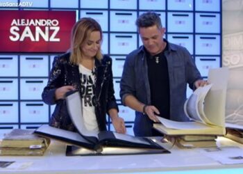 Alejandro Sanz y Toñi Moreno en 'El árbol de tu vida'
