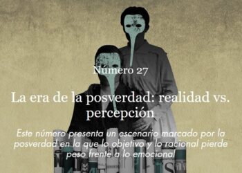 La portada de la revista 'UNO' de Llorente & Cuenca dedicada a la posverdad.