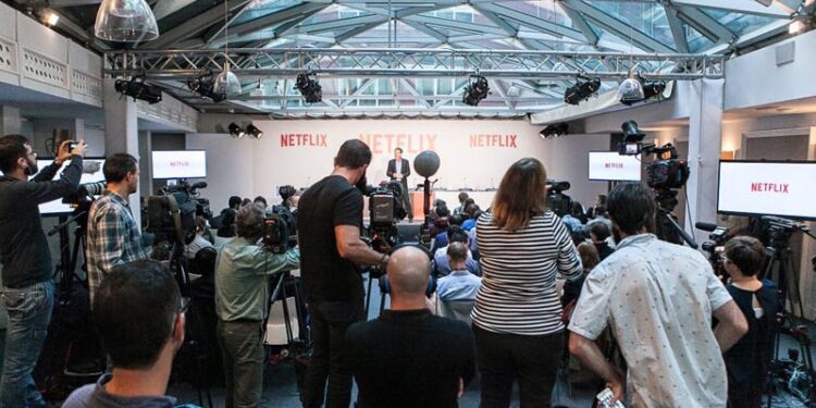 La rueda de prensa de Netflix organizada por Marco de Comunicación. FOTO: Marco de Comunicación.