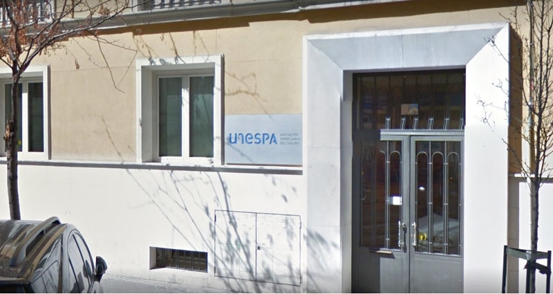 La sede de UNESPA en Madrid. FOTO: Google Maps.