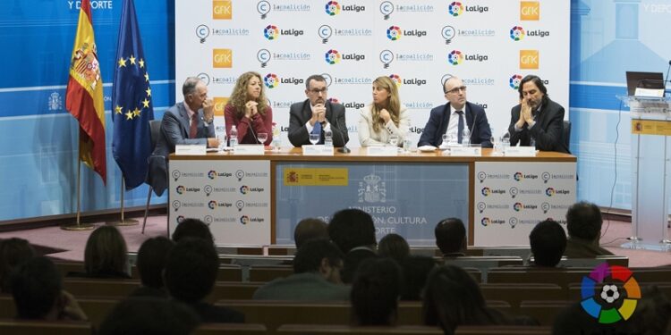 Presentación del Observatorio de la piratería y hábitos de consumo de contenidos digitales (Foto @LaLiga)