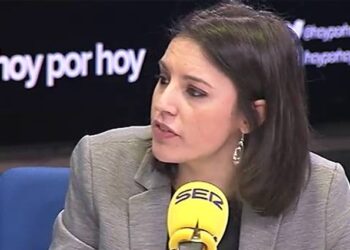Irene Montero durante una pasada intervención en el programa 'Hoy por Hoy' de la Cadena SER