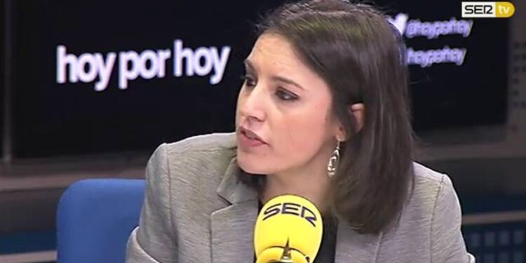 Irene Montero durante una pasada intervención en el programa 'Hoy por Hoy' de la Cadena SER