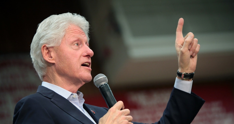 Bill Clinton, pronunciando un discurso. FOTO: Flickr.