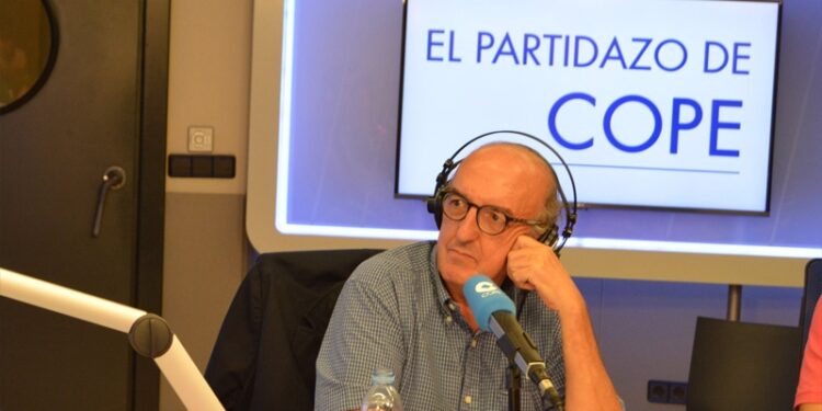 Jaume Roures durante una entrevista en 'El Partidazo de COPE'