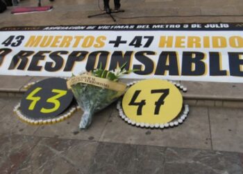 Imagen de la asociación de víctimas de la tragedia del metro de valencia