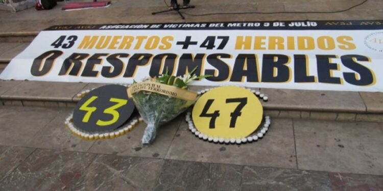 Imagen de la asociación de víctimas de la tragedia del metro de valencia