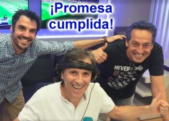 Antonio Pérez del Castillo, Paco González y Jorge Hevia en una imagen del Twitter de @tjcope