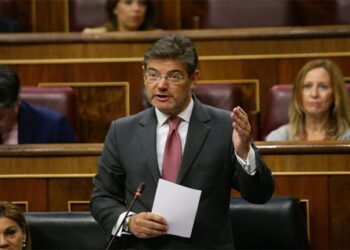 Rafael Catalá este miércoles en la sesión de control en el Congreso de los Diputados