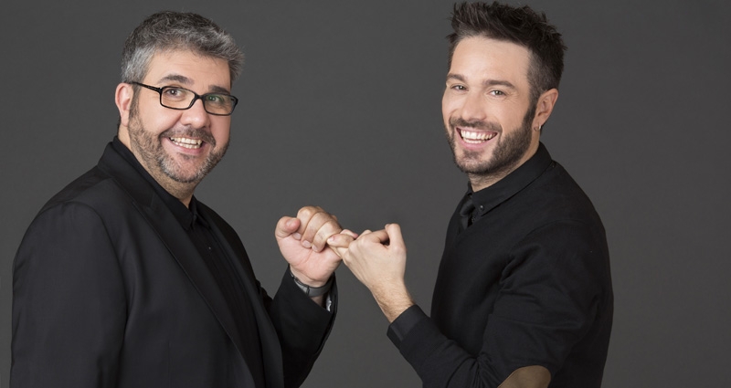 Dani Martinez y Florentino Fernández, presentadores de 'Dani&Flo'