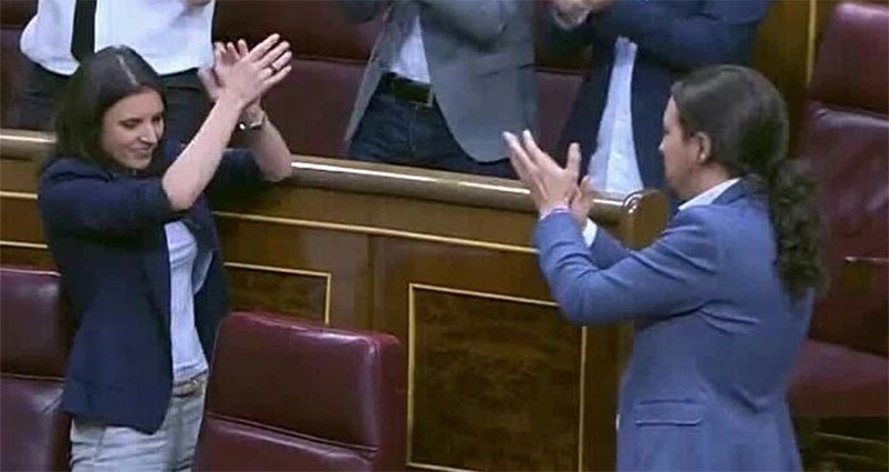 Imagen del Congreso de los Diputados durante la moción de censura