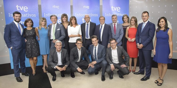 Equipo de presentadores Telediarios TVE