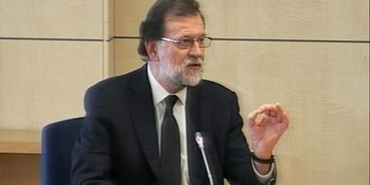 Mariano Rajoy declarando ante el juez
