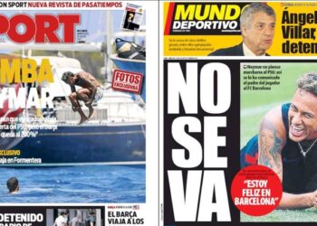 Portadas de los diarios 'Sport' y 'Mundo Deportivo' el miércoles 19 de julio de 2017