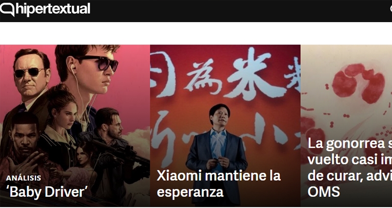 Portada de Hipertextual.com