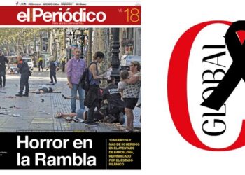 ‘El Periódico’ y ‘Crónica Global’, medios catalanes de referencia tras el atentado