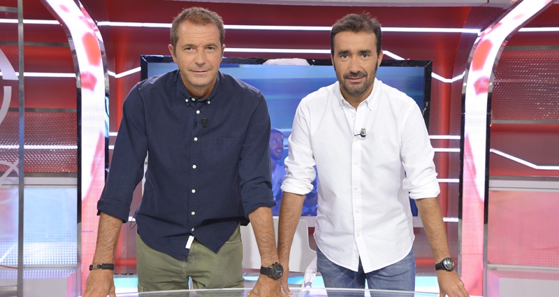 Manu Carreño y Juanma Castaño en una imagen promocional de 'Deportes Cuatro'