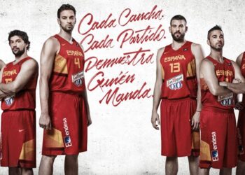 Imagen promocional de la selección española de baloncesto