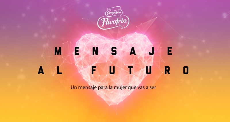 Imagen de campaña de "Mensaje al Futuro" para Campofrío