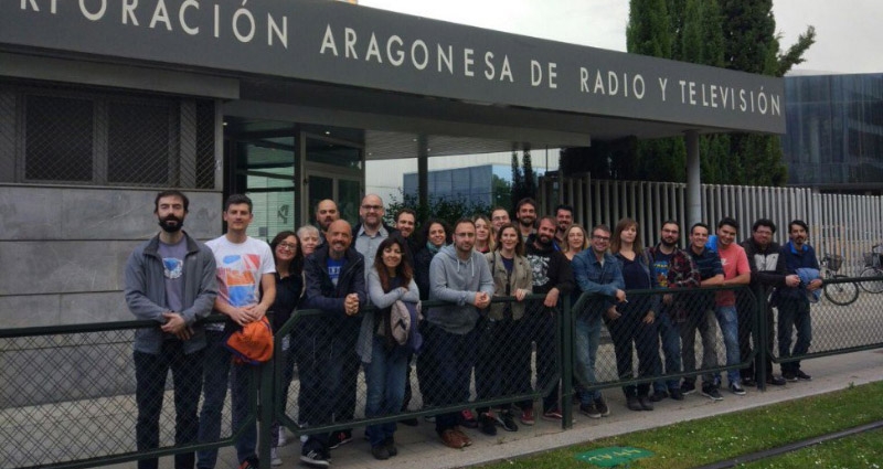 Trabajadores TSA Aragón