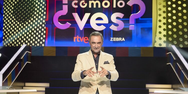 Carlos Herrera durante la presentación de '¿Cómo lo ves?' (TVE)