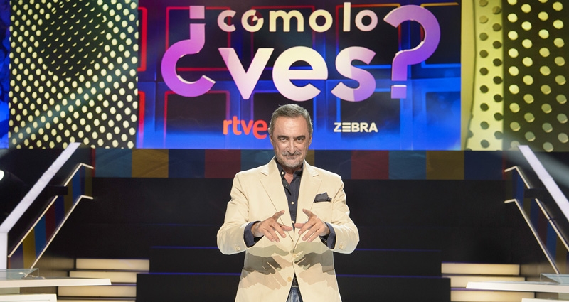 Carlos Herrera durante la presentación de '¿Cómo lo ves?' (TVE)