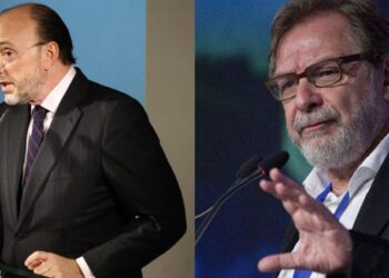 Javier Monzón y Juan Luis Cebrián