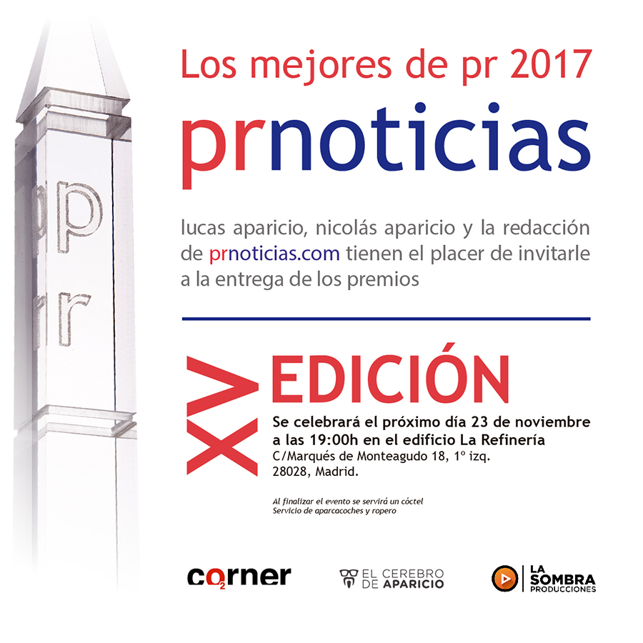 INVITACIÓN PREMIOS PRNOTICIAS 2017