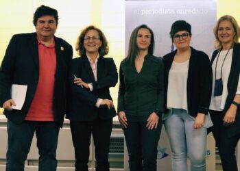 Javier Granda; Elsa González; Guiomar del Ser; Ana Isabel Cordobés y Riqui Villarroel