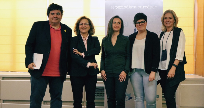 Javier Granda; Elsa González; Guiomar del Ser; Ana Isabel Cordobés y Riqui Villarroel