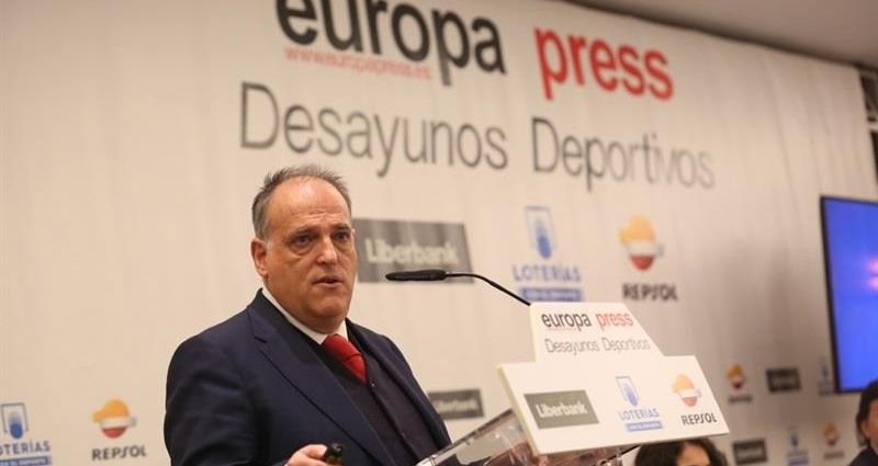 Javier Tebas, presidente de La Liga (Foto: @EPdeportes)