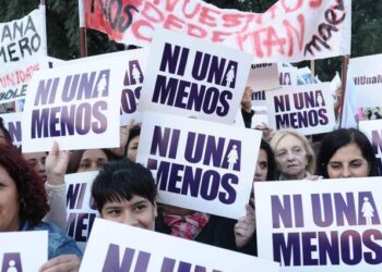 Manifestación contra la violencia machista