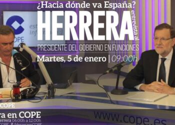 Carlos Herrera y Mariano Rajoy en una imagen de archivo