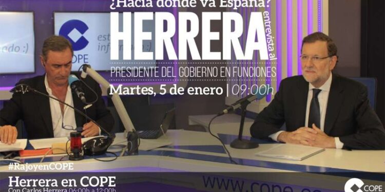 Carlos Herrera y Mariano Rajoy en una imagen de archivo