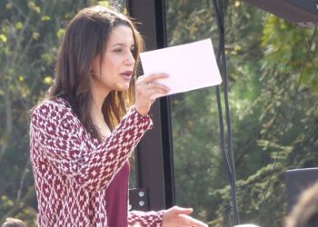 Inés Arrimadas, candidata de Ciudadanos al Parlament