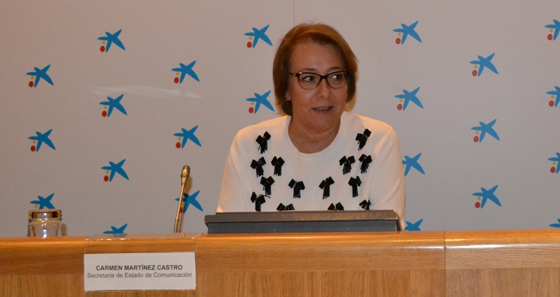 Carmen Martínez Castro, secretaria de Estado de Comunicación