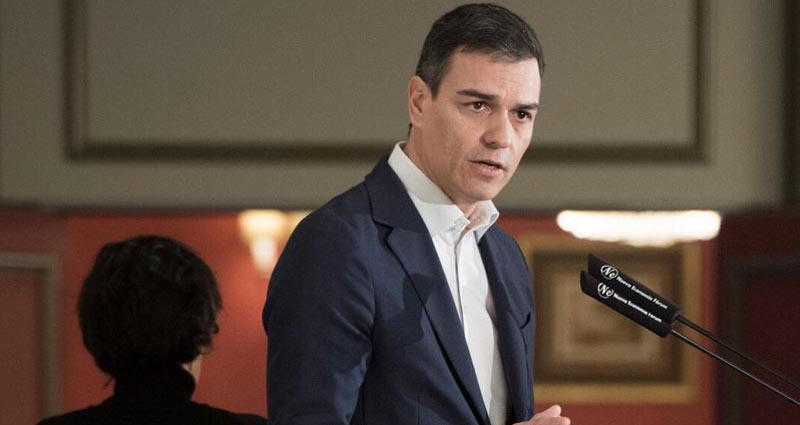 Pedro Sánchez en el Forum Europa